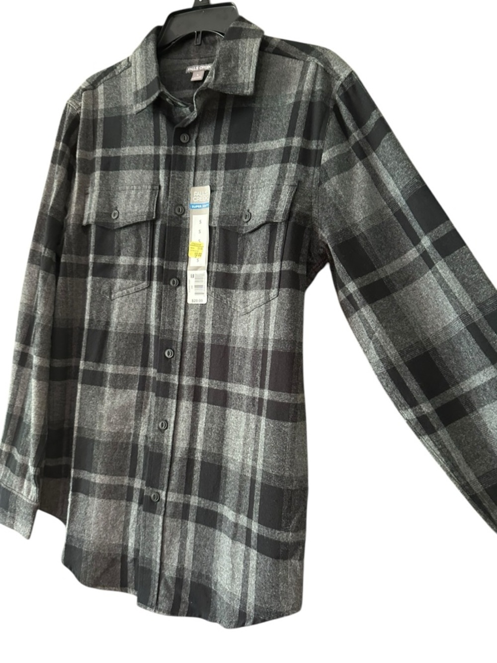 NWT Falls Creek Men’s Flannel Size Small - Picture 3 of 5